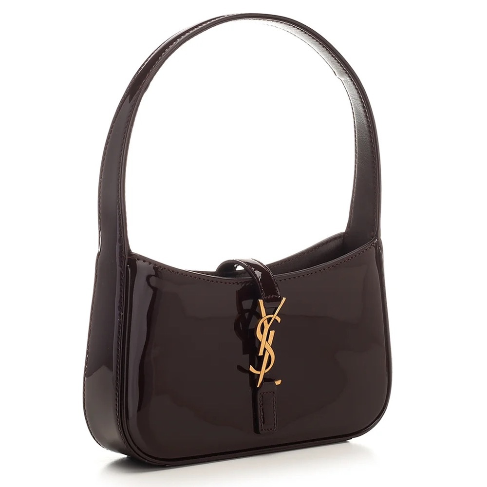 Le 5 A 7 Mini YSL Shoulder Bag in Patent Leather - Picture 3 of 5